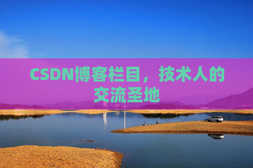 CSDN博客栏目，技术人的交流圣地